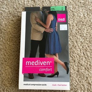 Mediven Comfort closed toe compression socks.